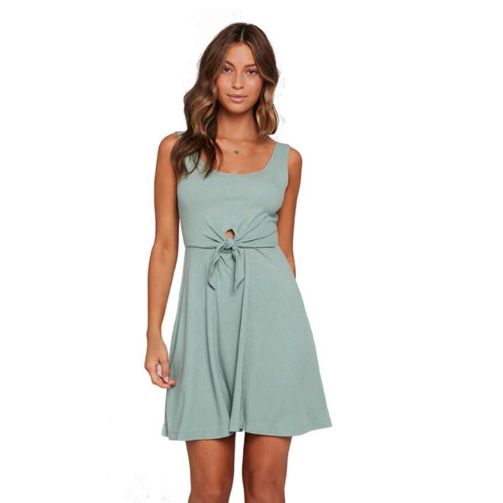 L*SPACE TOPDR19 Topanga Dress in Reef Green Size Medium NWT